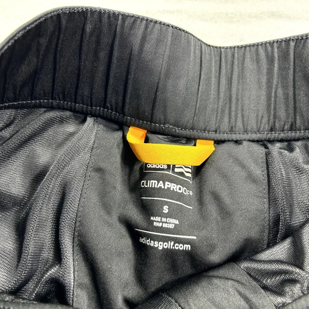 Adidas Golf Pants Mens Small Black Woven Simpson University Red Hawks‎